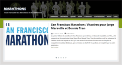 Desktop Screenshot of marathons.fr