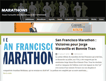 Tablet Screenshot of marathons.fr