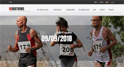 Desktop Screenshot of marathons.be