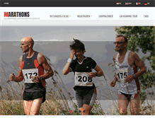 Tablet Screenshot of marathons.be